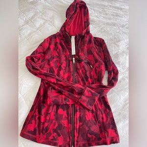 Lululemon Asian release rare new year red bunny print hooded define